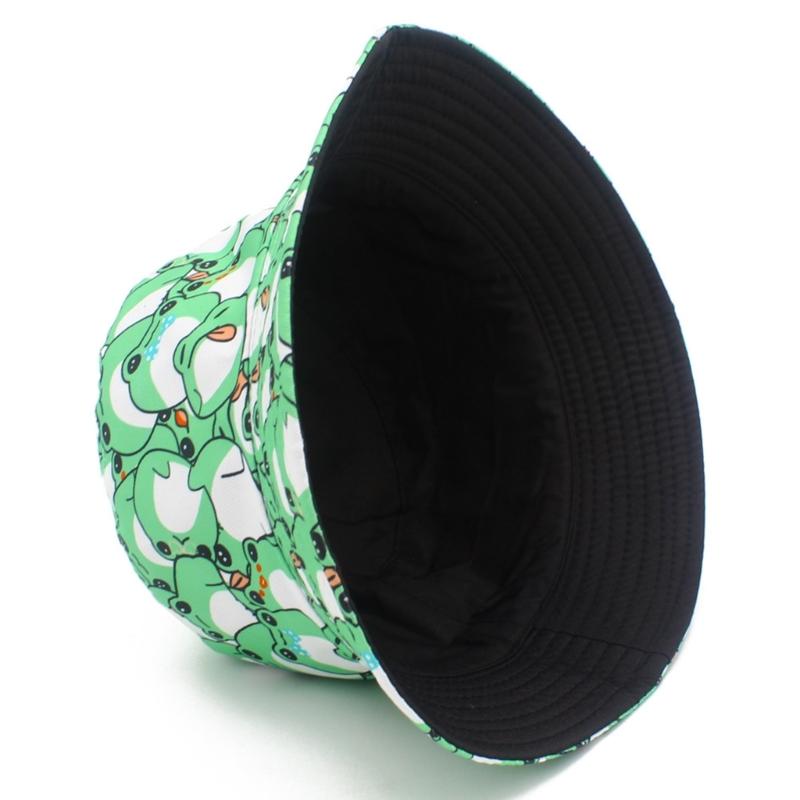 Packable Hat Nylon - Chapéu com estampa sapos embaláveis ​​A52E