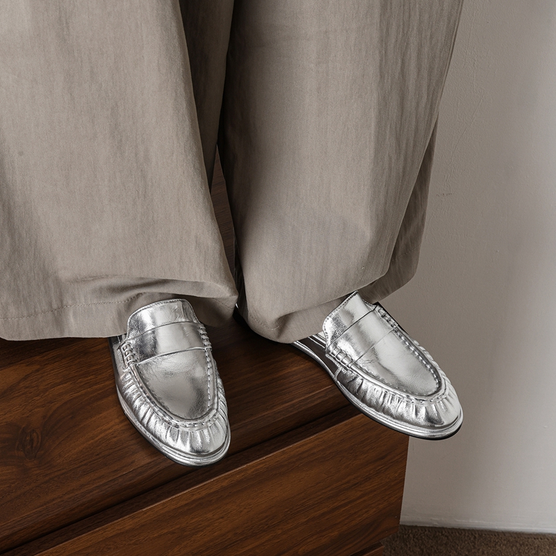 Casual Sandal Leather - Novos Mocassins Clássicos de Couro Genuíno