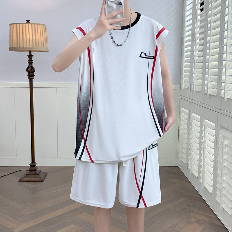 Shirt Camp Collar - Conjunto de Roupas Casuais Masculinas em