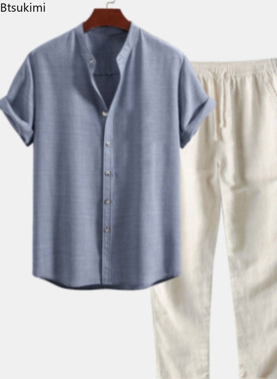 Conjunto Masculino de Moda 202 - Short Linen Drawstring avaliação e preço