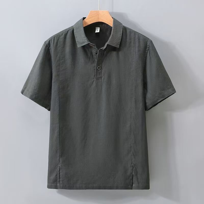Conjunto de Camiseta de Manga  - Short Linen Drawstring avaliação e preço