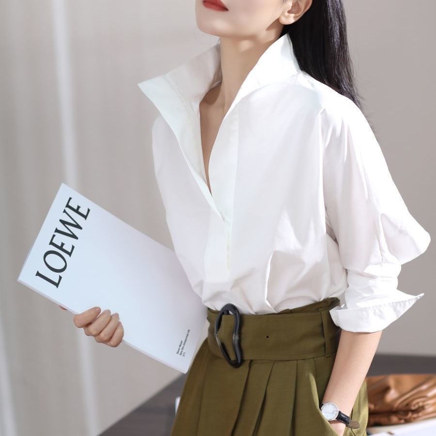 Camisa Feminina Sem Mangas com - Shirt Camp Collar avaliação e preço