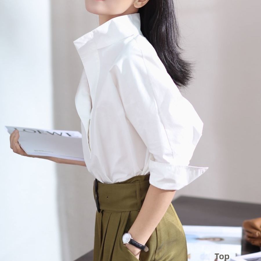 Camisa Feminina Sem Mangas com - Shirt Camp Collar avaliação e preço