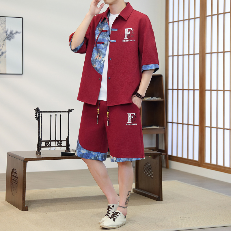 Conjunto de Kimono Masculino d - Resort Shirt Floral avaliação e preço